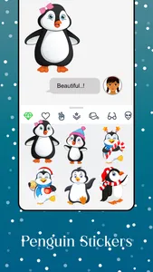 Penguin Sticker for iMessage screenshot 3