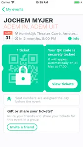 GUTS Tickets screenshot 1