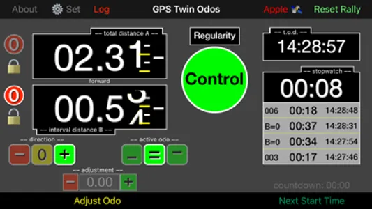 GPS Twin Odometers screenshot 1