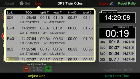 GPS Twin Odometers screenshot 2