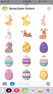 Spring Easter Stickers screenshot 1