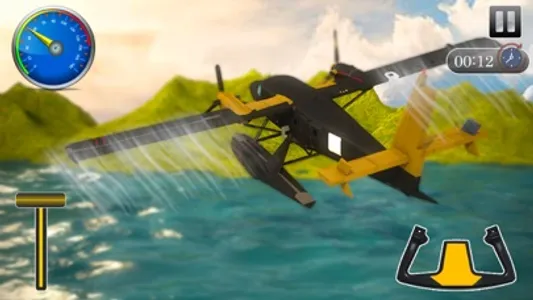 Flying Sea-Plane Games 2018 screenshot 1