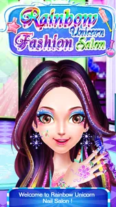 Rainbow Unicorn Fashion Salon screenshot 0