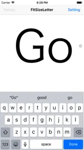 FitSizeLetter screenshot 0