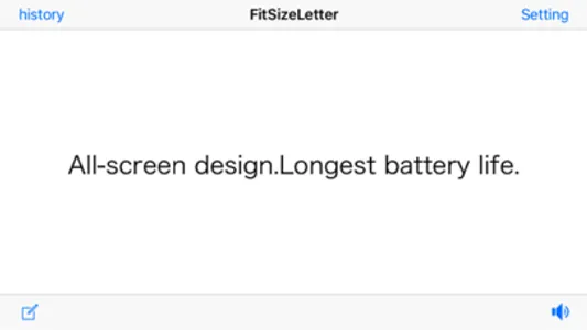 FitSizeLetter screenshot 1