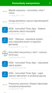 Komunikaty warzywnicze screenshot 0