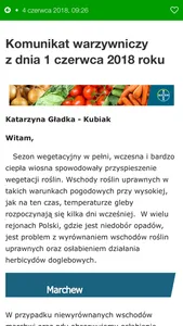 Komunikaty warzywnicze screenshot 5