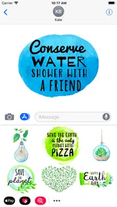 Ecology on Earth Day Stickers screenshot 1