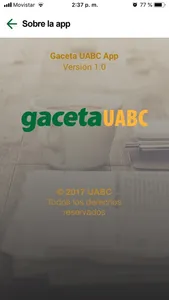 UABC Gaceta screenshot 0