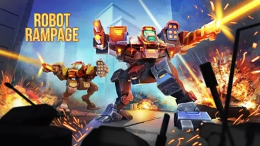 Robot Rampage - Steel War screenshot 0