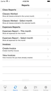 Class Log screenshot 1