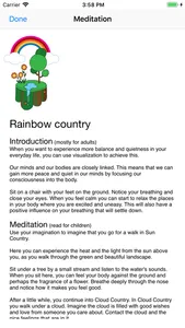 Rainbow Country - meditation screenshot 1