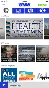 WNIN Public Media App screenshot 1