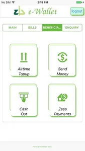 ZB eWallet screenshot 2