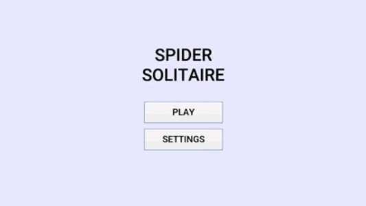 Spider Solitaire : Classic screenshot 0