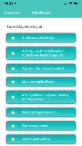 Terveyskylä Päiväkirja screenshot 0