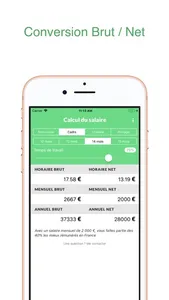 Salaires screenshot 1