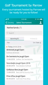 Parrow - Live Golf Scoring screenshot 0