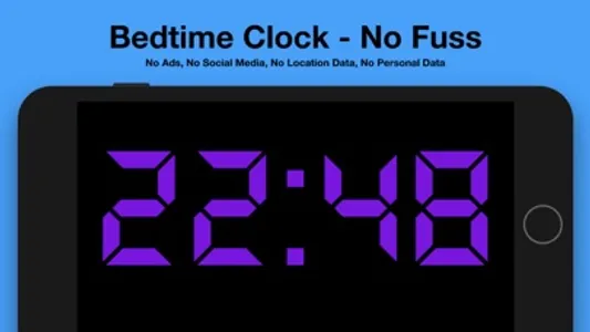 Bedtime Clock - No Fuss screenshot 0