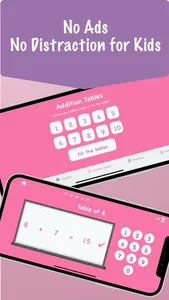 Addition Tables App screenshot 2