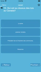 Test de citoyenneté canadienne screenshot 1