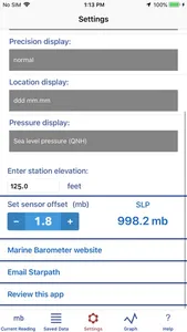 Marine Barometer screenshot 2