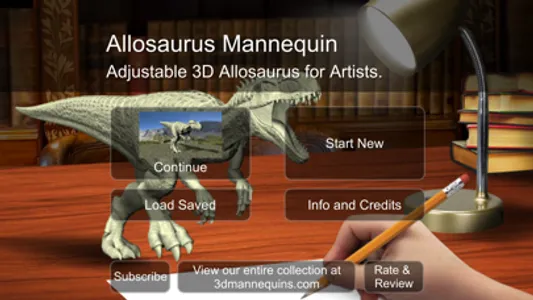 Allosaurus Mannequin screenshot 0