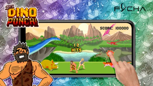 Dino Punch: Speed tapping game screenshot 0