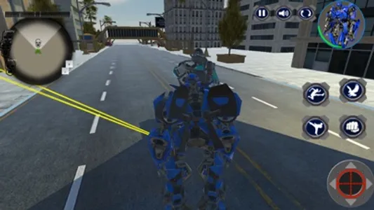 Police Eagle robot battle screenshot 4