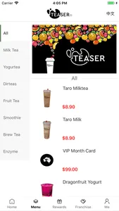 TEASER BUBBLE TEA screenshot 1