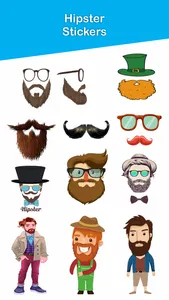 Hipster Stickers Pack! screenshot 0