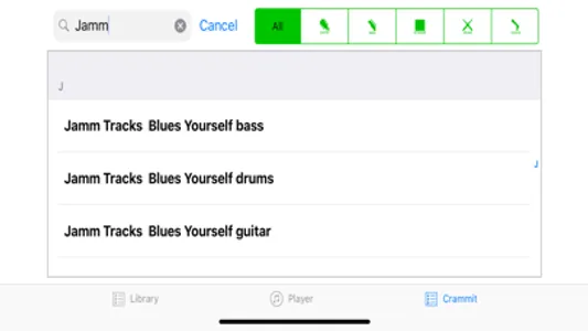 Crammit Player for iPhone screenshot 3