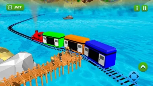 Island Train Transportation screenshot 0