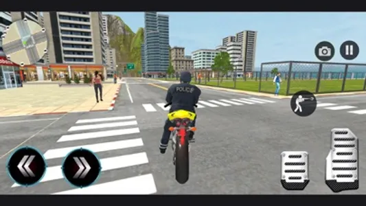 Police Bike Gangster Chase 3D screenshot 3