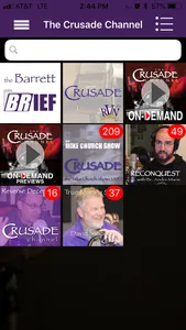 CRUSADE Channel Content App screenshot 0