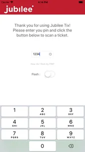 JubileeTix Scanner screenshot 2