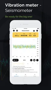 Vibration meter - Seismometer screenshot 0