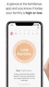 femSense fertility screenshot 2