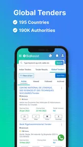 BidAssist - Search Govt Tender screenshot 1