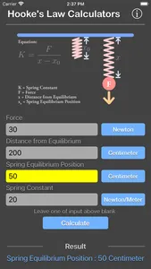 Hooke Law Calculator screenshot 9