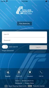 Collins Community CU Mobile screenshot 0