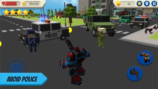 Robot Hero: City Simulator 3D screenshot 1