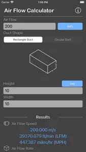 Air Flow Conversion Calculator screenshot 0