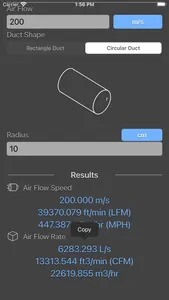 Air Flow Conversion Calculator screenshot 3