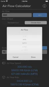 Air Flow Conversion Calculator screenshot 5