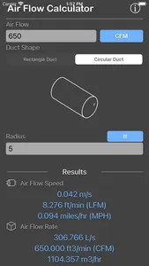 Air Flow Conversion Calculator screenshot 8