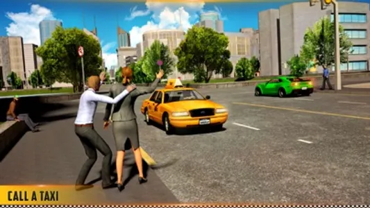 HQ Taxi Driving 3D screenshot 0