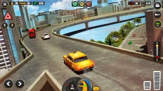 HQ Taxi Driving 3D screenshot 1