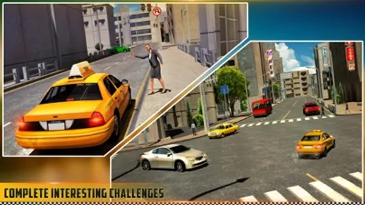 HQ Taxi Driving 3D screenshot 2