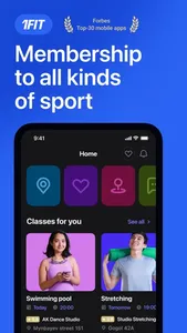 1Fit – All kinds of sports screenshot 0